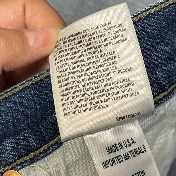 Citizens of Humanity Harlow Jeans Womens 27x30 Blue Denim High Rise Slim Fit - Picture 15 of 16